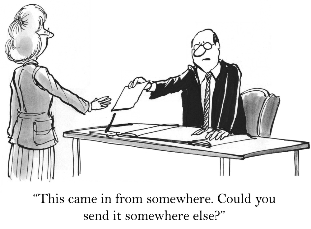 Delegation cartoon