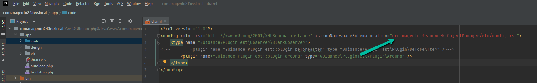 PHPStorm warning, file not found