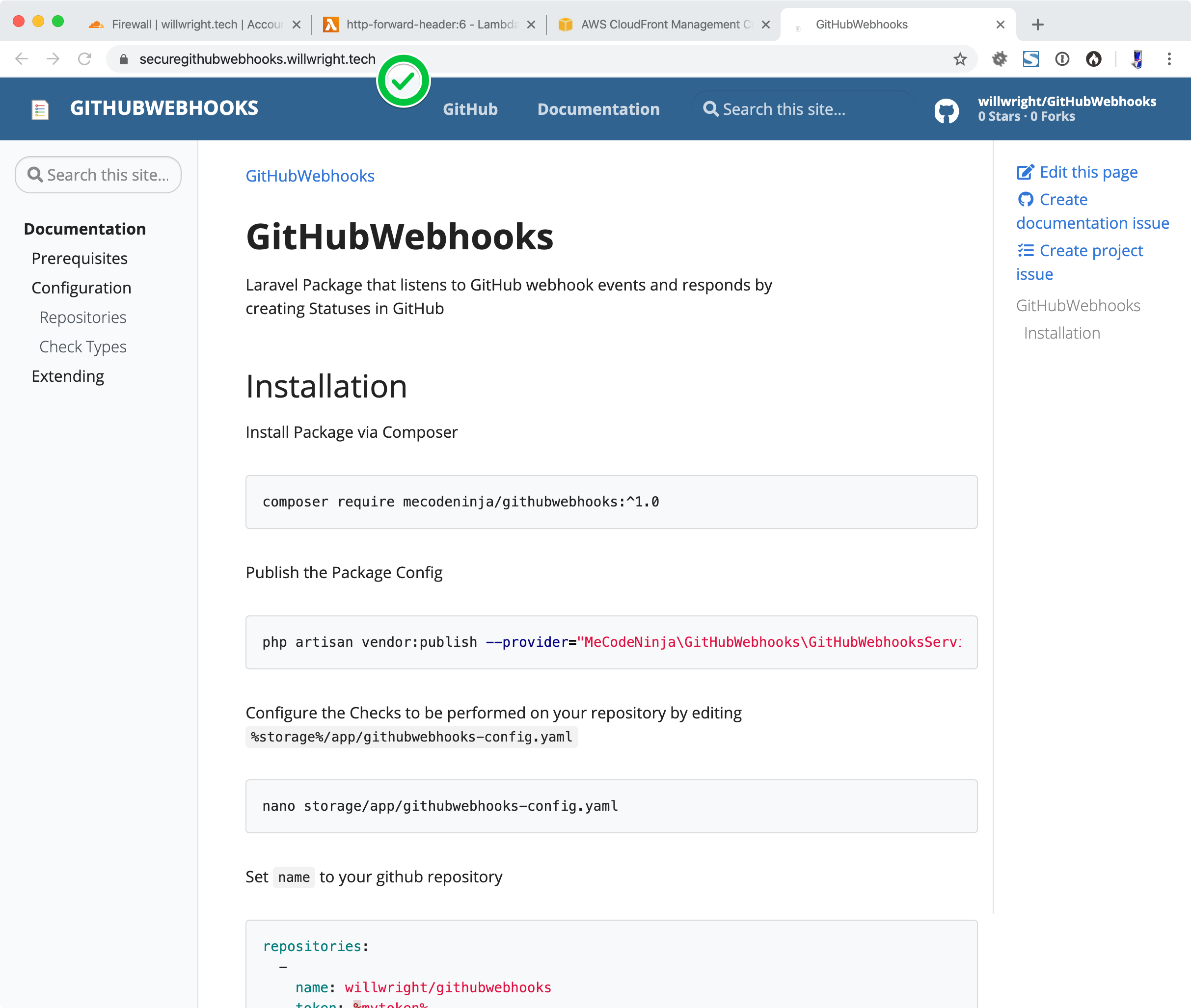 Verify secure URL resolves